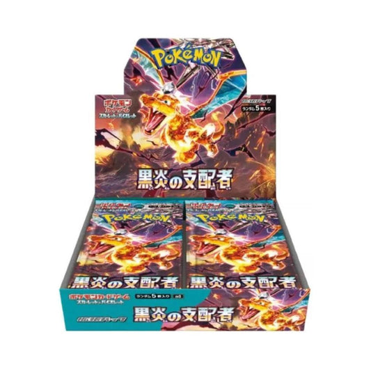 Japanese Pokémon Ruler of the Black Flame Booster Box (SV3)